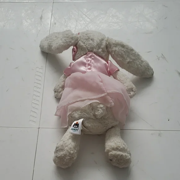 Jellycat RARE RETIRED Ivory I Am Ballerina Bella Bunny Soft - Picture 3 of 11